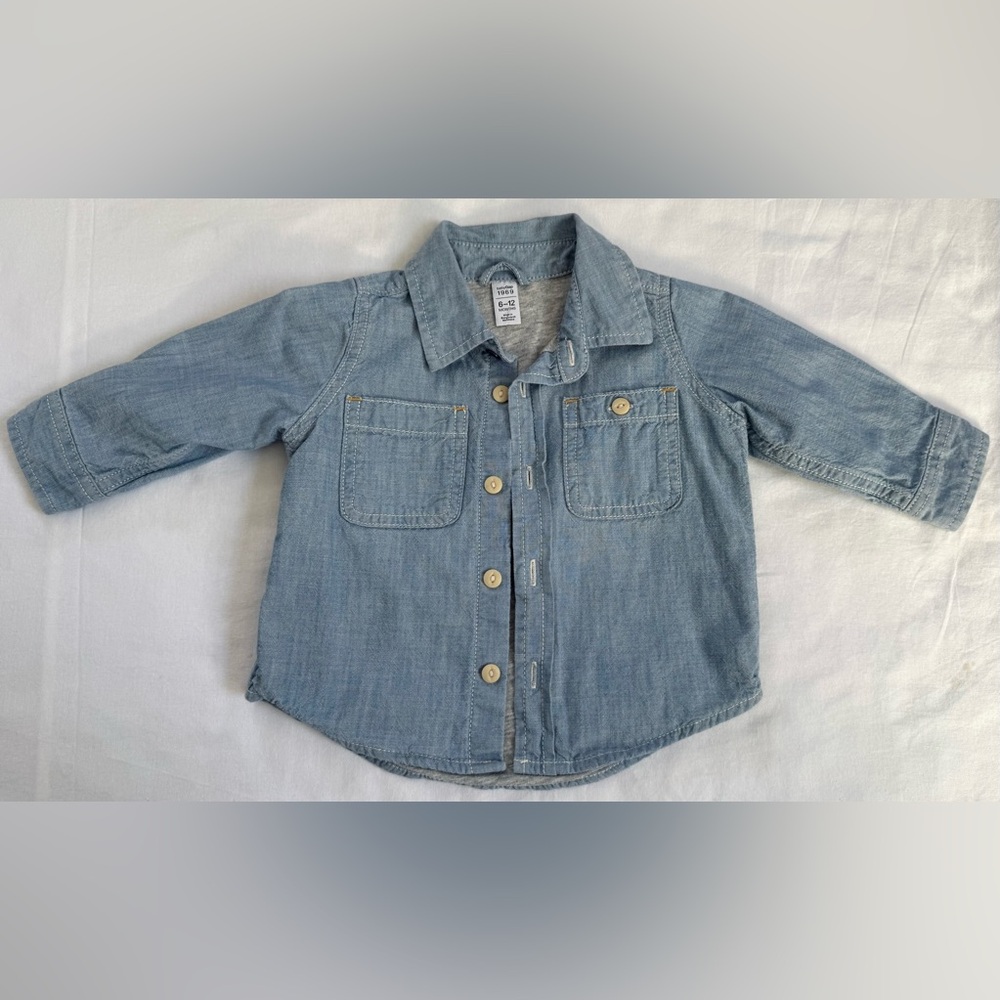 Baby GAP Baby Boys Denim Shirt - Picture 2 of 7